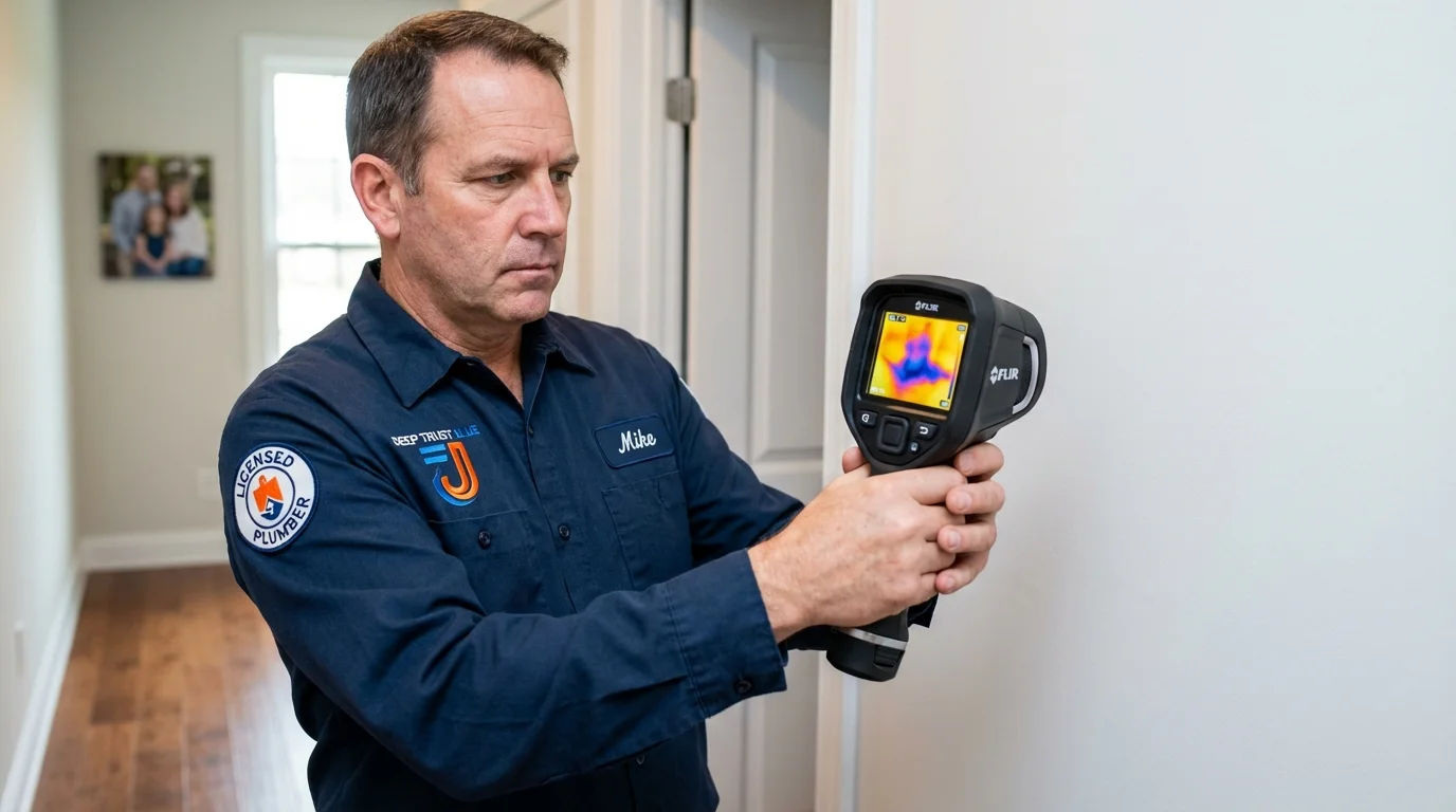 Thermal imaging leak detection by Johns Plumbing LLC in West Babylon